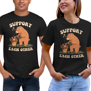 Support Each Other Lovely Bears