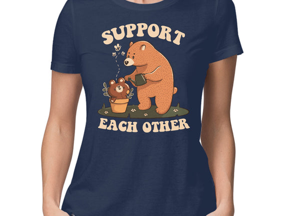 Support Each Other Lovely Bears