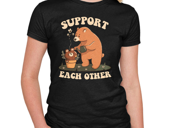 Support Each Other Lovely Bears