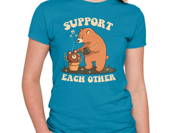 Support Each Other Lovely Bears