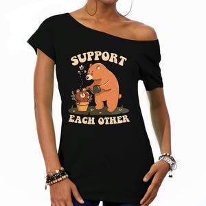 Support Each Other Lovely Bears