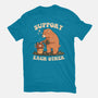 Support Each Other Lovely Bears-Womens-Fitted-Tee-tobefonseca