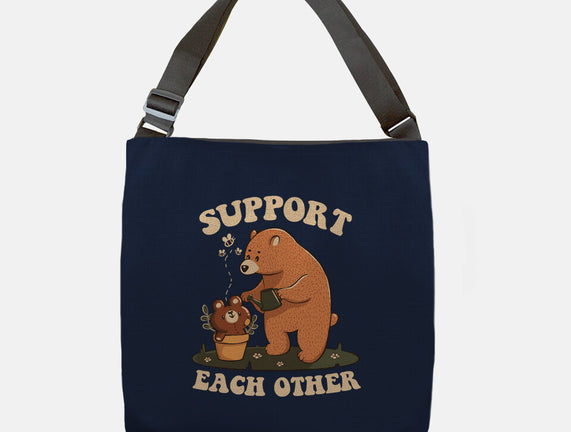 Support Each Other Lovely Bears