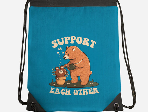 Support Each Other Lovely Bears