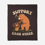 Support Each Other Lovely Bears-None-Fleece-Blanket-tobefonseca