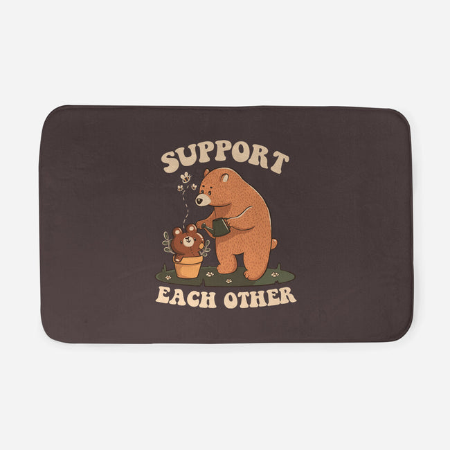 Support Each Other Lovely Bears-None-Memory Foam-Bath Mat-tobefonseca