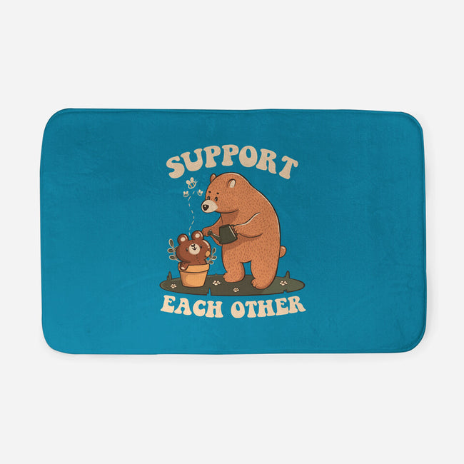 Support Each Other Lovely Bears-None-Memory Foam-Bath Mat-tobefonseca