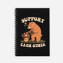 Support Each Other Lovely Bears-None-Dot Grid-Notebook-tobefonseca