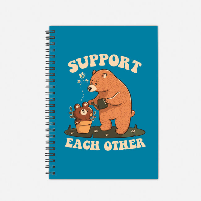 Support Each Other Lovely Bears-None-Dot Grid-Notebook-tobefonseca