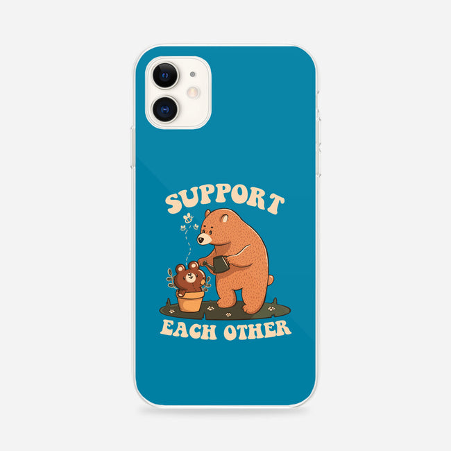 Support Each Other Lovely Bears-iPhone-Snap-Phone Case-tobefonseca