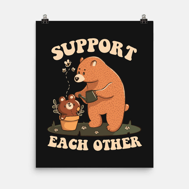 Support Each Other Lovely Bears-None-Matte-Poster-tobefonseca