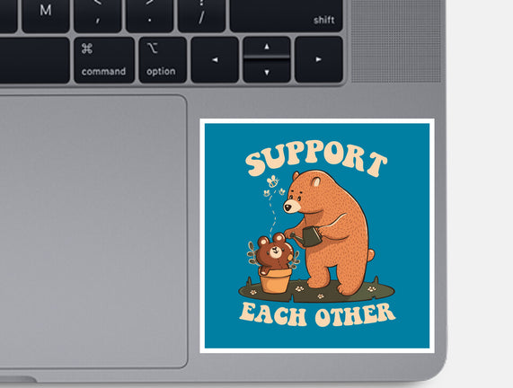 Support Each Other Lovely Bears