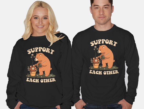 Support Each Other Lovely Bears