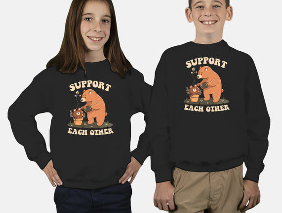 Support Each Other Lovely Bears