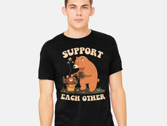 Support Each Other Lovely Bears