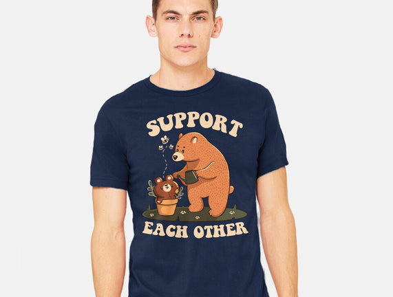 Support Each Other Lovely Bears