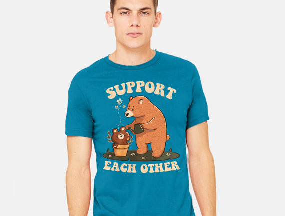 Support Each Other Lovely Bears