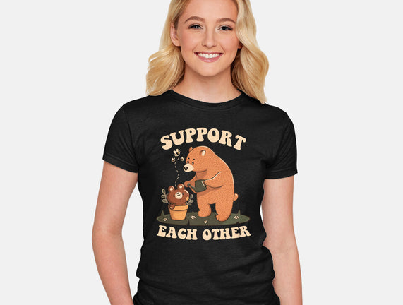 Support Each Other Lovely Bears