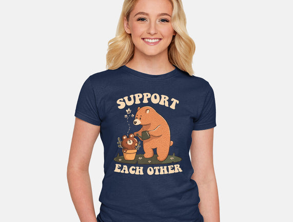 Support Each Other Lovely Bears