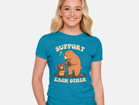 Support Each Other Lovely Bears