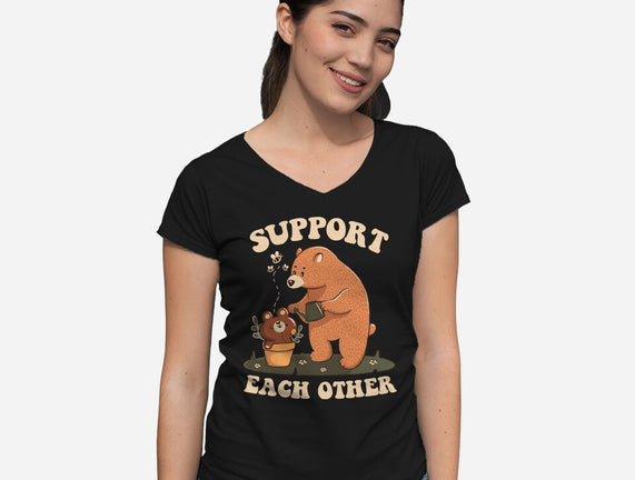 Support Each Other Lovely Bears