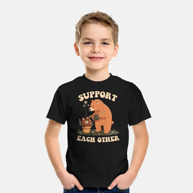 Support Each Other Lovely Bears-Youth-Basic-Tee-tobefonseca