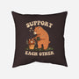 Support Each Other Lovely Bears-None-Non-Removable Cover w Insert-Throw Pillow-tobefonseca