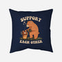 Support Each Other Lovely Bears-None-Non-Removable Cover w Insert-Throw Pillow-tobefonseca