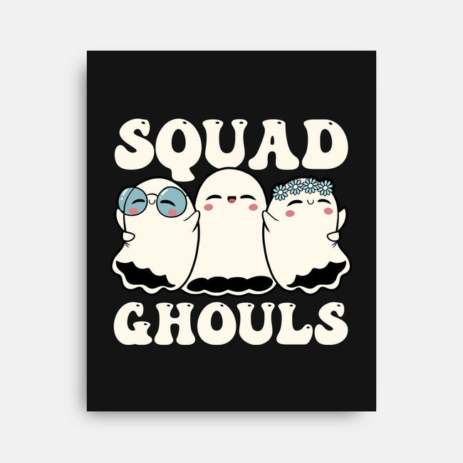 Halloween Squad Ghouls-None-Stretched-Canvas-tobefonseca