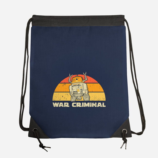 Vintage Criminal Droid-None-Drawstring-Bag-retrodivision