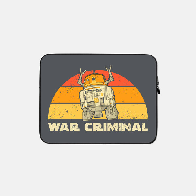 Vintage Criminal Droid-None-Zippered-Laptop Sleeve-retrodivision