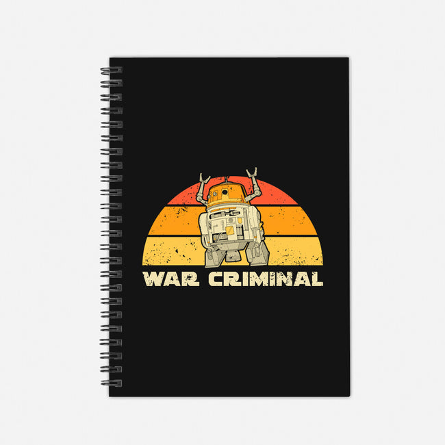 Vintage Criminal Droid-None-Dot Grid-Notebook-retrodivision