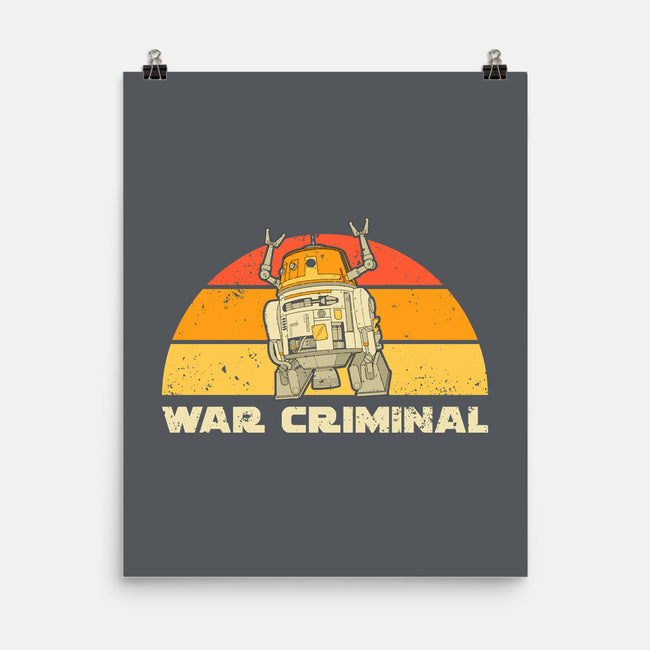Vintage Criminal Droid-None-Matte-Poster-retrodivision