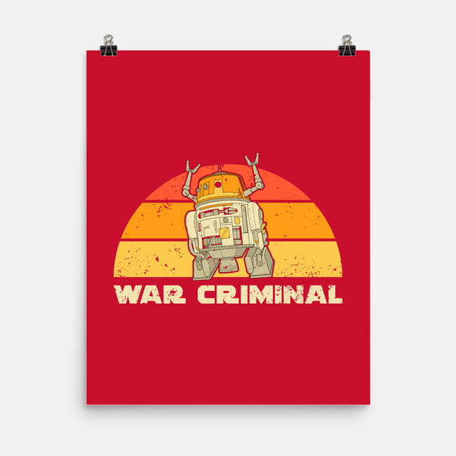 Vintage Criminal Droid-None-Matte-Poster-retrodivision