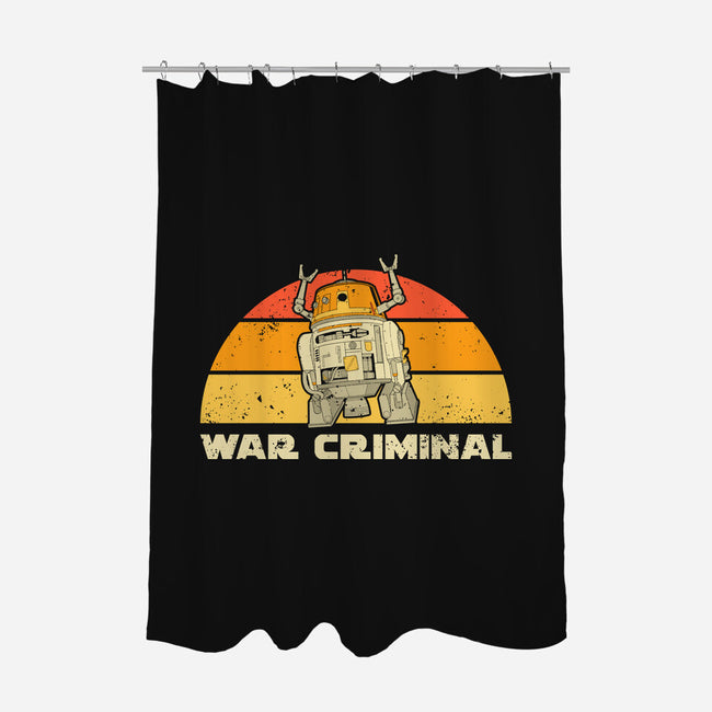 Vintage Criminal Droid-None-Polyester-Shower Curtain-retrodivision