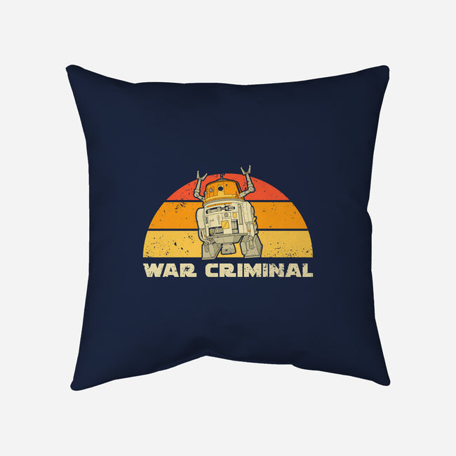 Vintage Criminal Droid-None-Non-Removable Cover w Insert-Throw Pillow-retrodivision