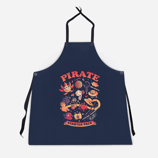 Pirate Starter Pack-Unisex-Kitchen-Apron-Arigatees