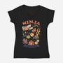 Ninja Starter Pack-Womens-V-Neck-Tee-Arigatees