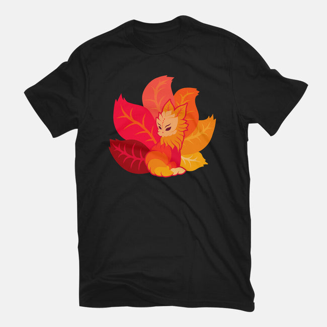 Leafy Kitsune-Womens-Basic-Tee-erion_designs