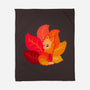 Leafy Kitsune-None-Fleece-Blanket-erion_designs