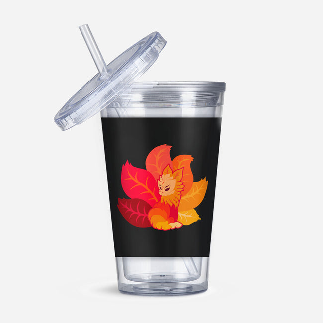 Leafy Kitsune-None-Acrylic Tumbler-Drinkware-erion_designs