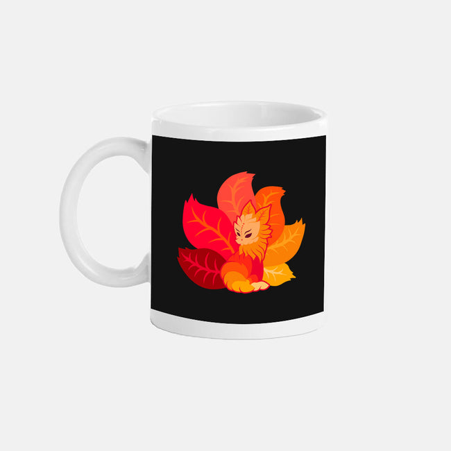 Leafy Kitsune-None-Mug-Drinkware-erion_designs