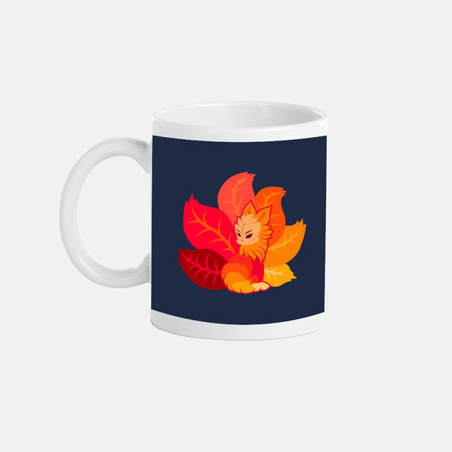Leafy Kitsune-None-Mug-Drinkware-erion_designs