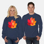 Leafy Kitsune-Unisex-Crew Neck-Sweatshirt-erion_designs