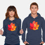 Leafy Kitsune-Unisex-Pullover-Sweatshirt-erion_designs