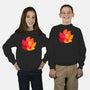 Leafy Kitsune-Youth-Crew Neck-Sweatshirt-erion_designs