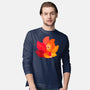 Leafy Kitsune-Mens-Long Sleeved-Tee-erion_designs