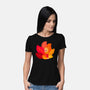 Leafy Kitsune-Womens-Basic-Tee-erion_designs