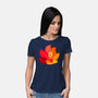 Leafy Kitsune-Womens-Basic-Tee-erion_designs