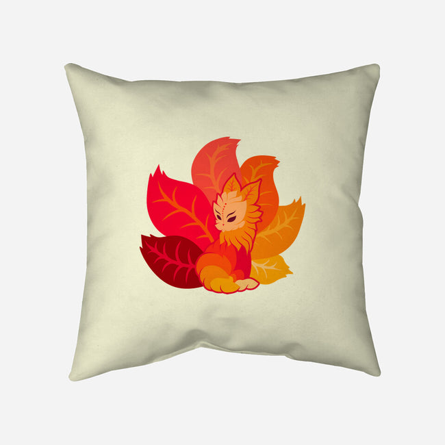 Leafy Kitsune-None-Non-Removable Cover w Insert-Throw Pillow-erion_designs